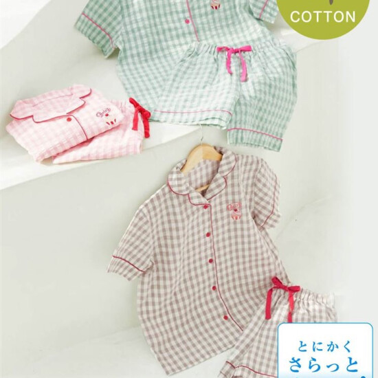 夏パジャマで睡眠の質向上！キュートなカップケーキ刺繍パジャマ♪