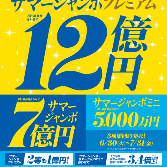 サマージャンボ買い忘れてませんか
