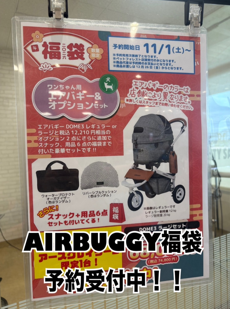 エアバギー福袋予約受付中！